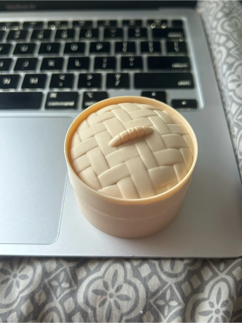 Mini Purple Cream filled dumpling squishy with original packaging!